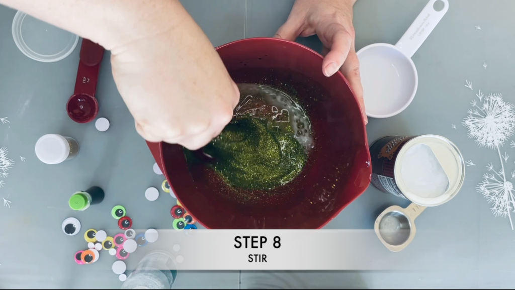 Step 8: Stir