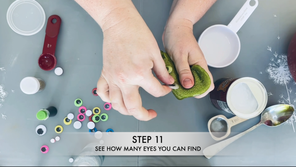Step 11: see how many eyes you can find