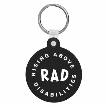 Black rad keychain